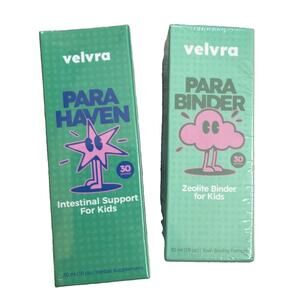 Velvra Para Haven Kids Intestinal Parasite Support + Para Binder + New